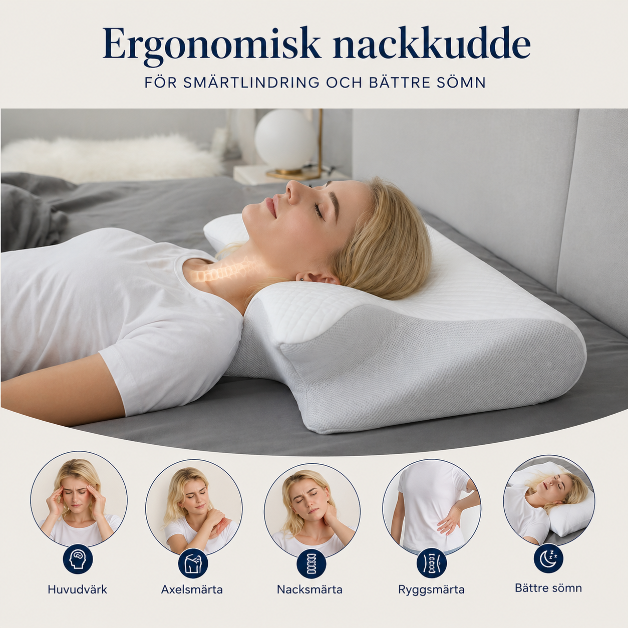Vaknar du med stel nacke varje morgon?